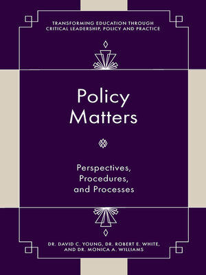 cover image of Policy Matters